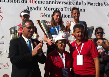 Victoire de Céline Clogenson à Agadir
