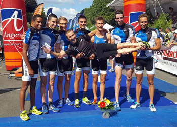 D2 triathlon : les garçons 2èmes de la finale à Angers