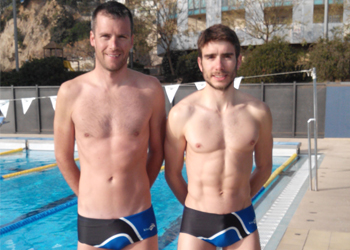 Arnaud Grandjean et Julien Hervio en préparation à Calella