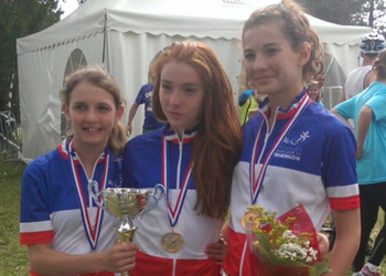 Nos minimes filles Championnes de France de triathlon