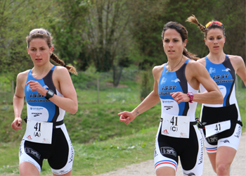 Duathlon de Chessy : victoire des filles, podium en mixte