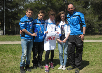Le Collège Victor Hugo champion de France UNSS de bike n run