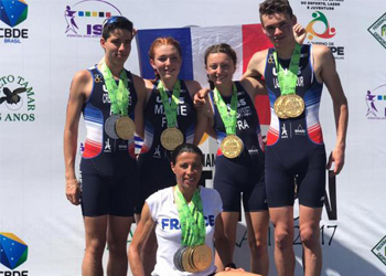 Championnat du Monde de triathlon scolaire : 4 Isséens médaillés d'or