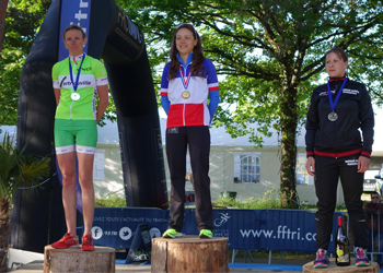 Morgane Riou championne de France de Cross-triathlon