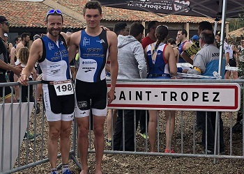 Raphaël Armour-Lazzari 2ème du Triathlon de Saint-Tropez