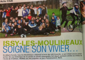 Notre école de triathlon dans Trimag